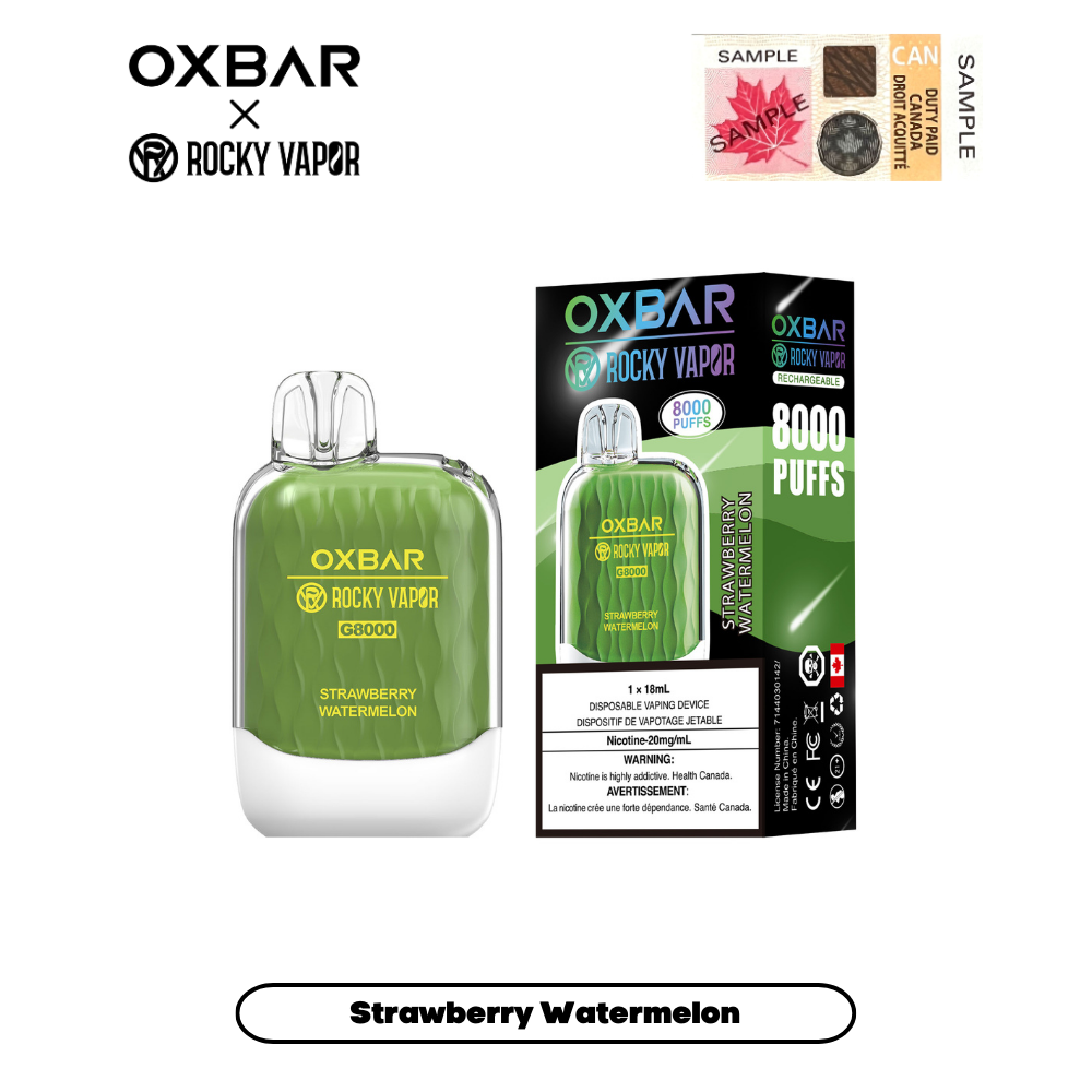 Oxbar G8000 - Disposable E-Cig (FEDERAL) (8000 Puffs)