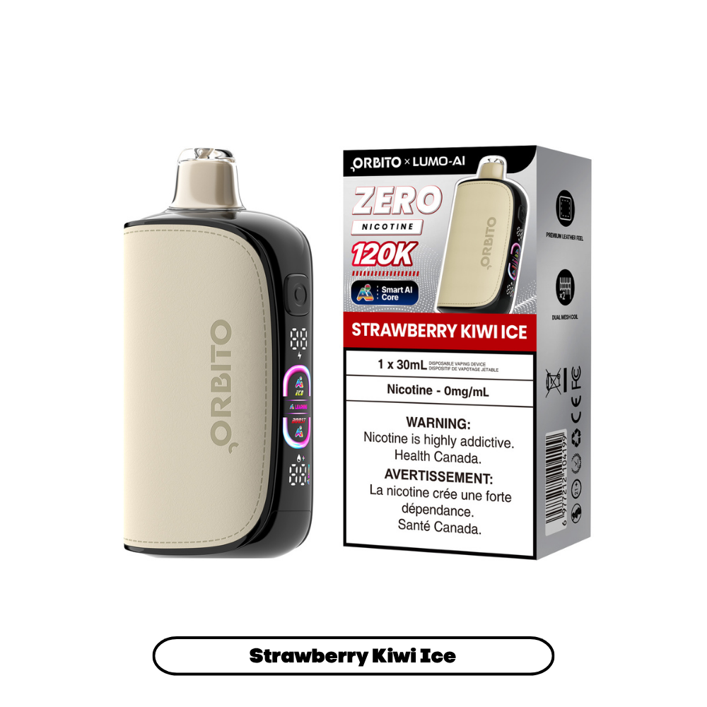 Strawberry Kiwi Ice Orbito Lumo AI [0mg] - Disposable Vape 120K