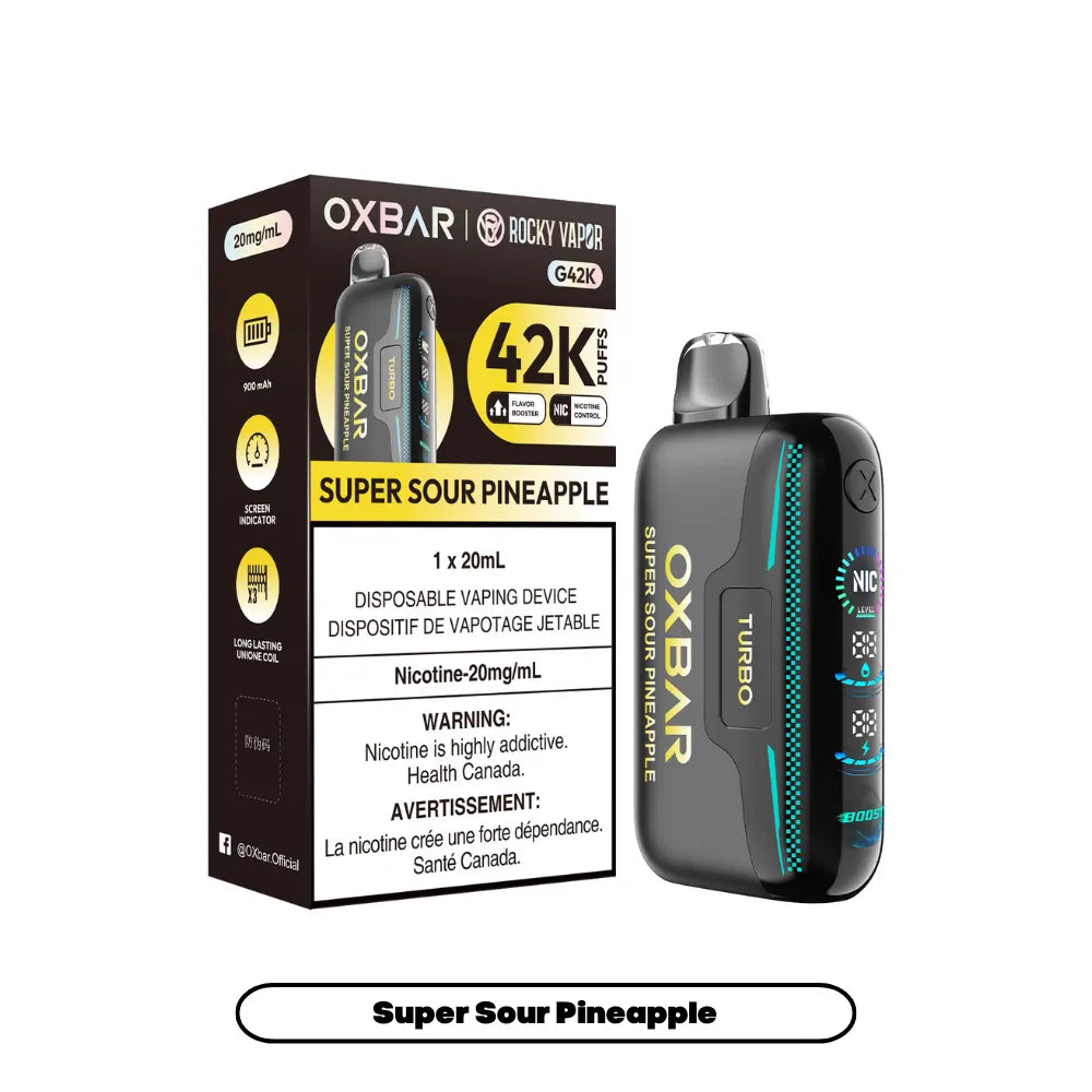 Super Sour Pineapple Oxbar G42K - Disposable 42K