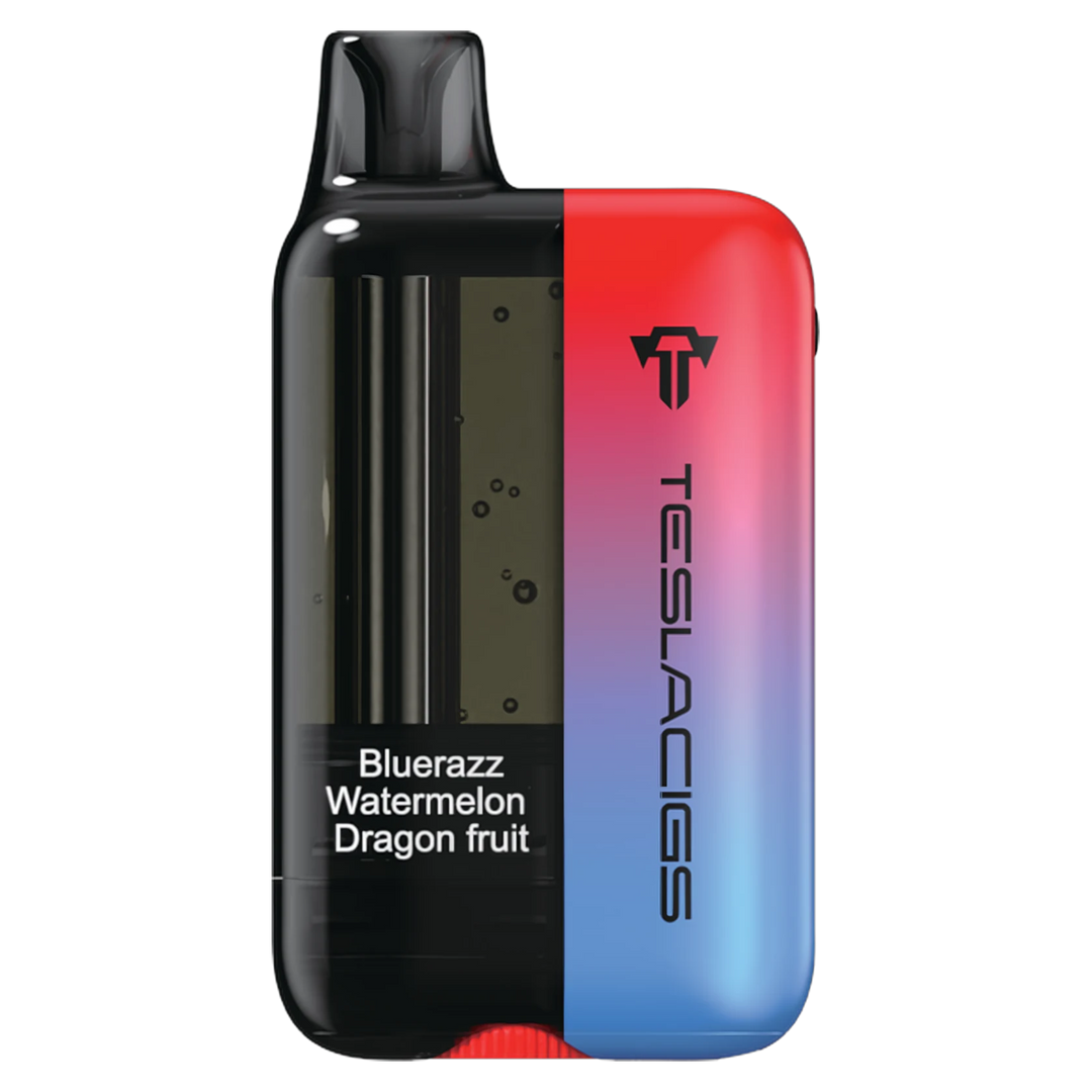 Blue Razz Watermelon Dragon Fruit Teslacigs XT - Disposable 25K by TESLACIGS