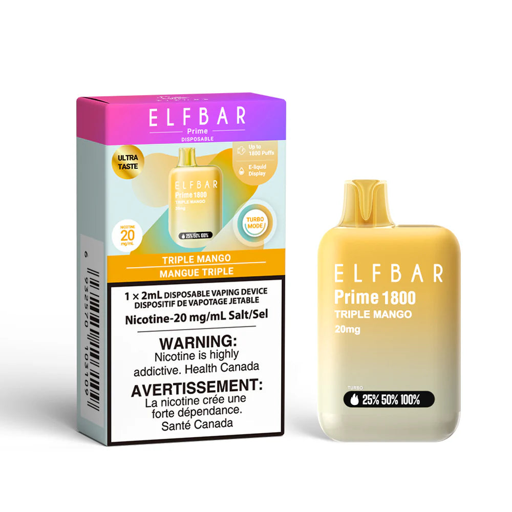 Triple Mango ELF Bar Prime 1800 - Disposable
