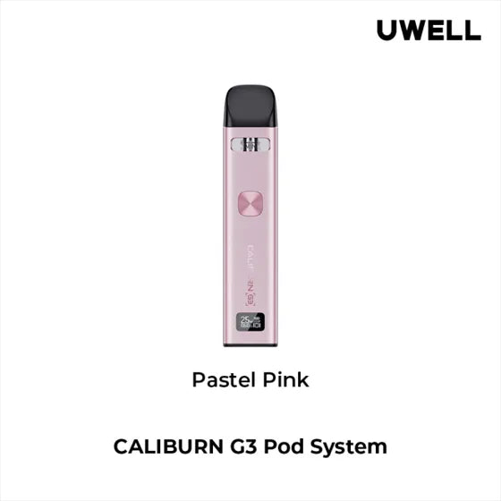 pink uwell caliburn Uwell Caliburn G3 Pod Kit Pink – 25W Vape with OLED & Airflow Control main image 0