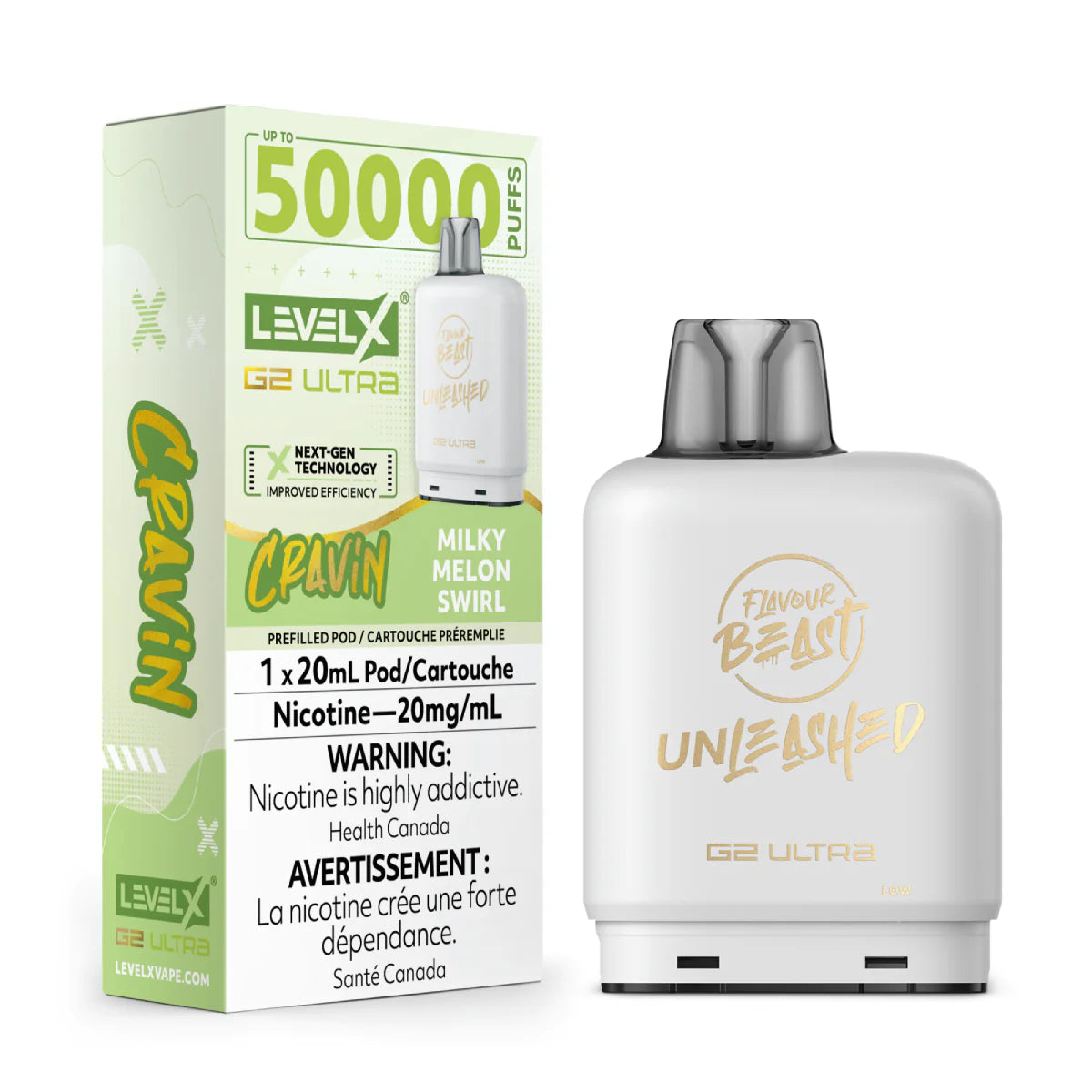 Level X - Ultra G2 Pods FB Unleashed (50k Puffs) (PROVINCIAL)