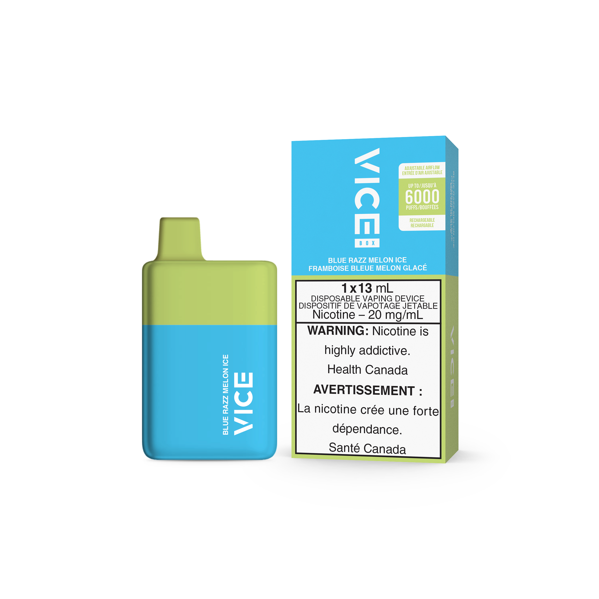 VICE Box - Disposable E-Cig (FEDERAL) (6000 Puffs)