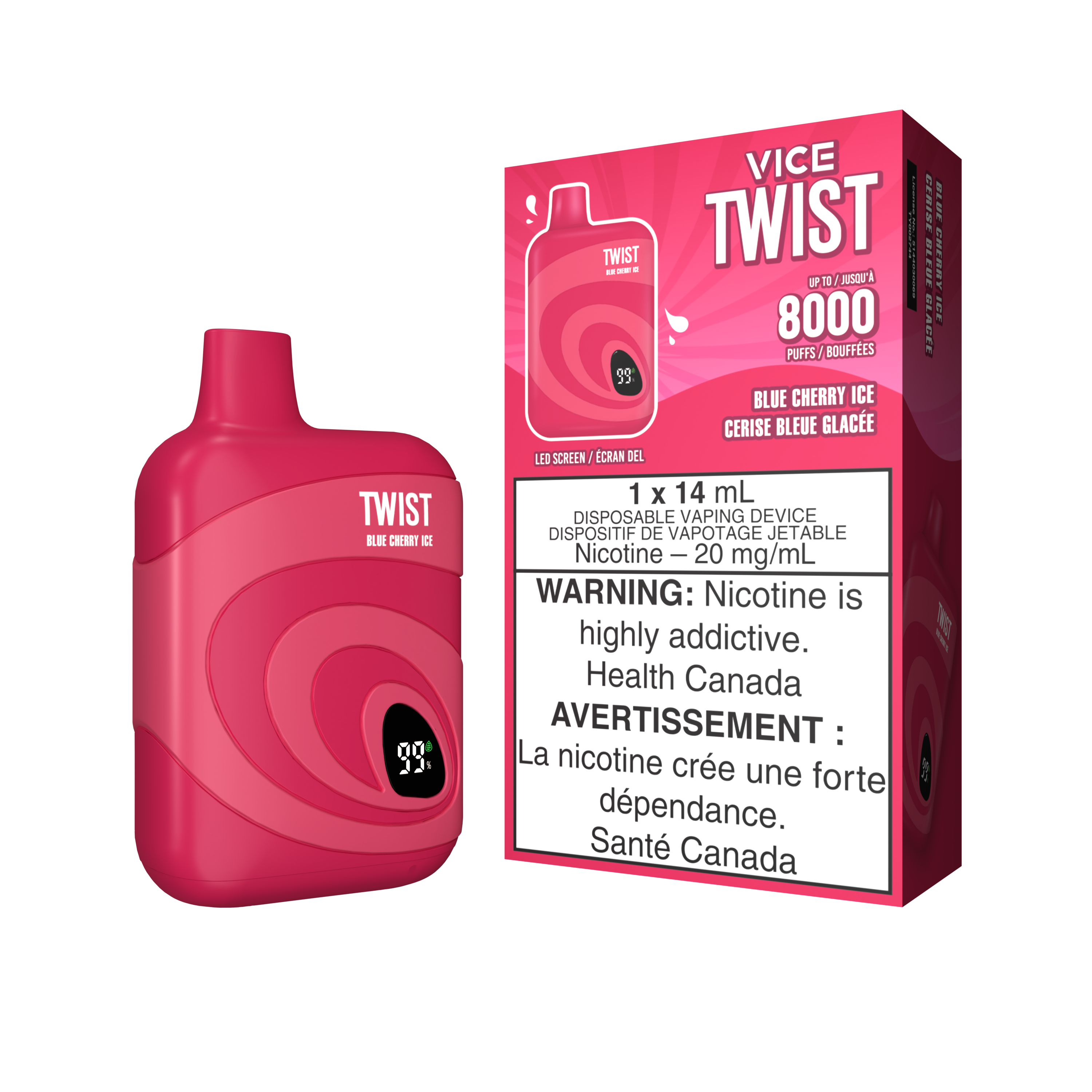 VICE Twist - Disposable E-Cig (8000 Puffs) (FEDERAL)