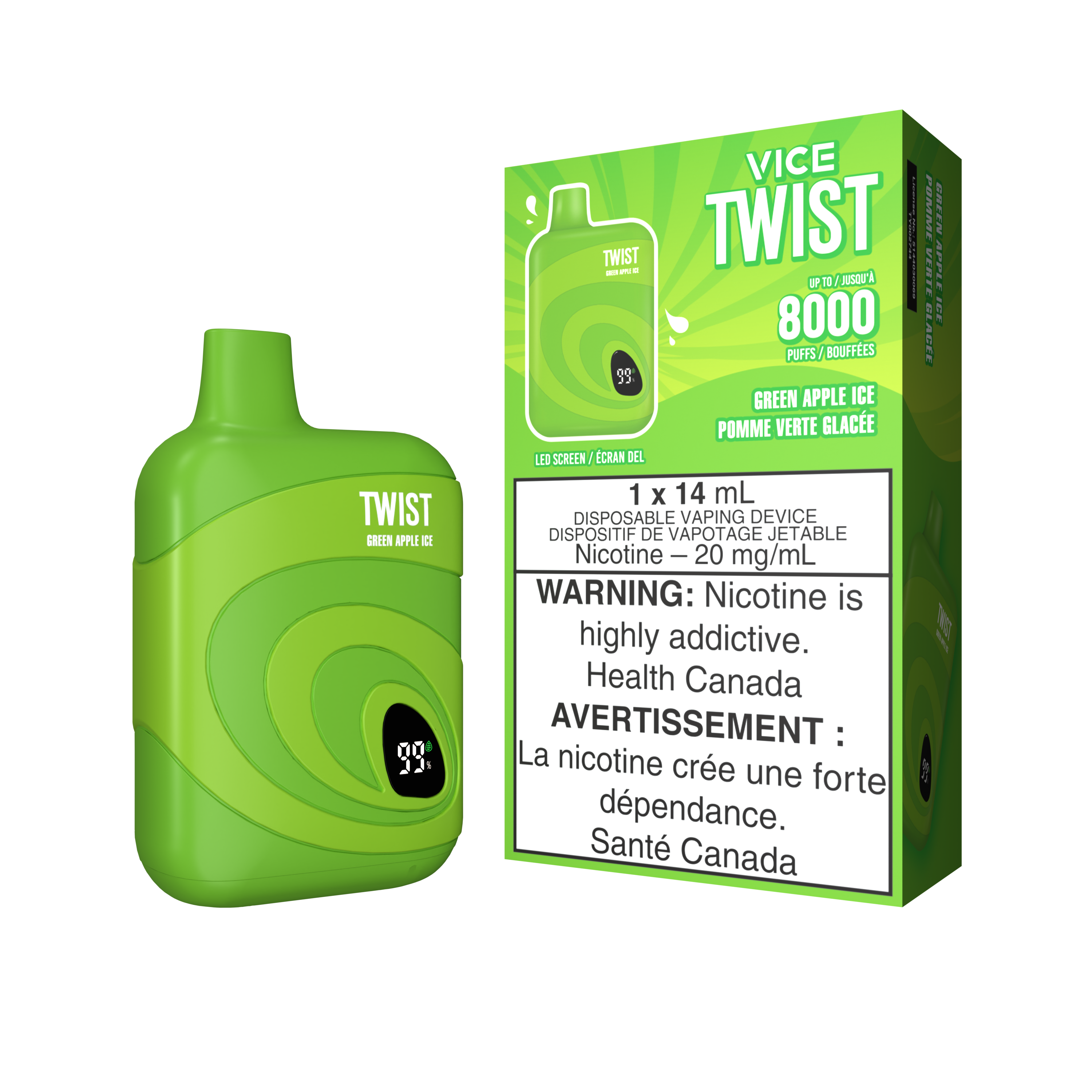 VICE Twist - Disposable E-Cig (8000 Puffs) (FEDERAL)