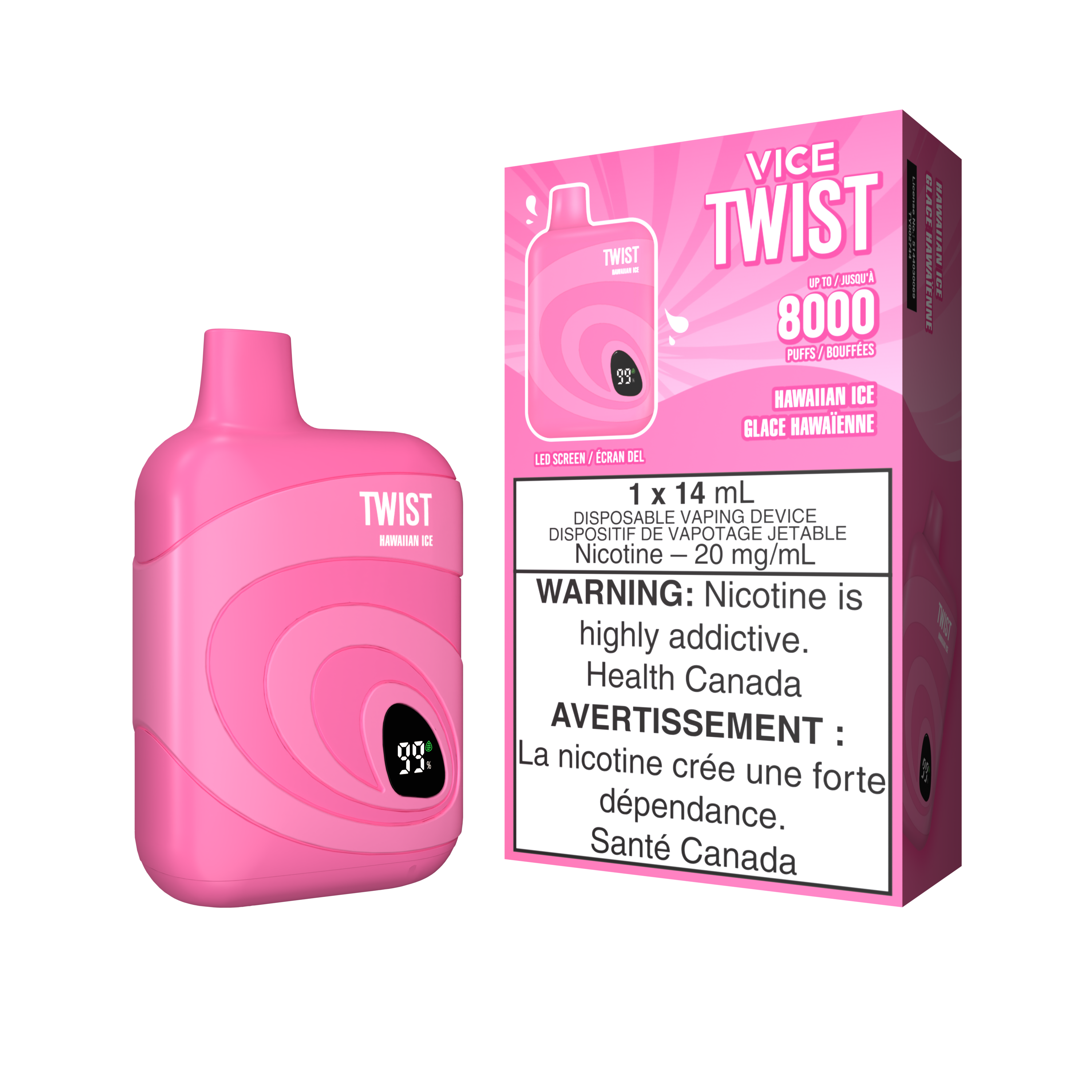 VICE Twist - Disposable E-Cig (8000 Puffs) (FEDERAL)