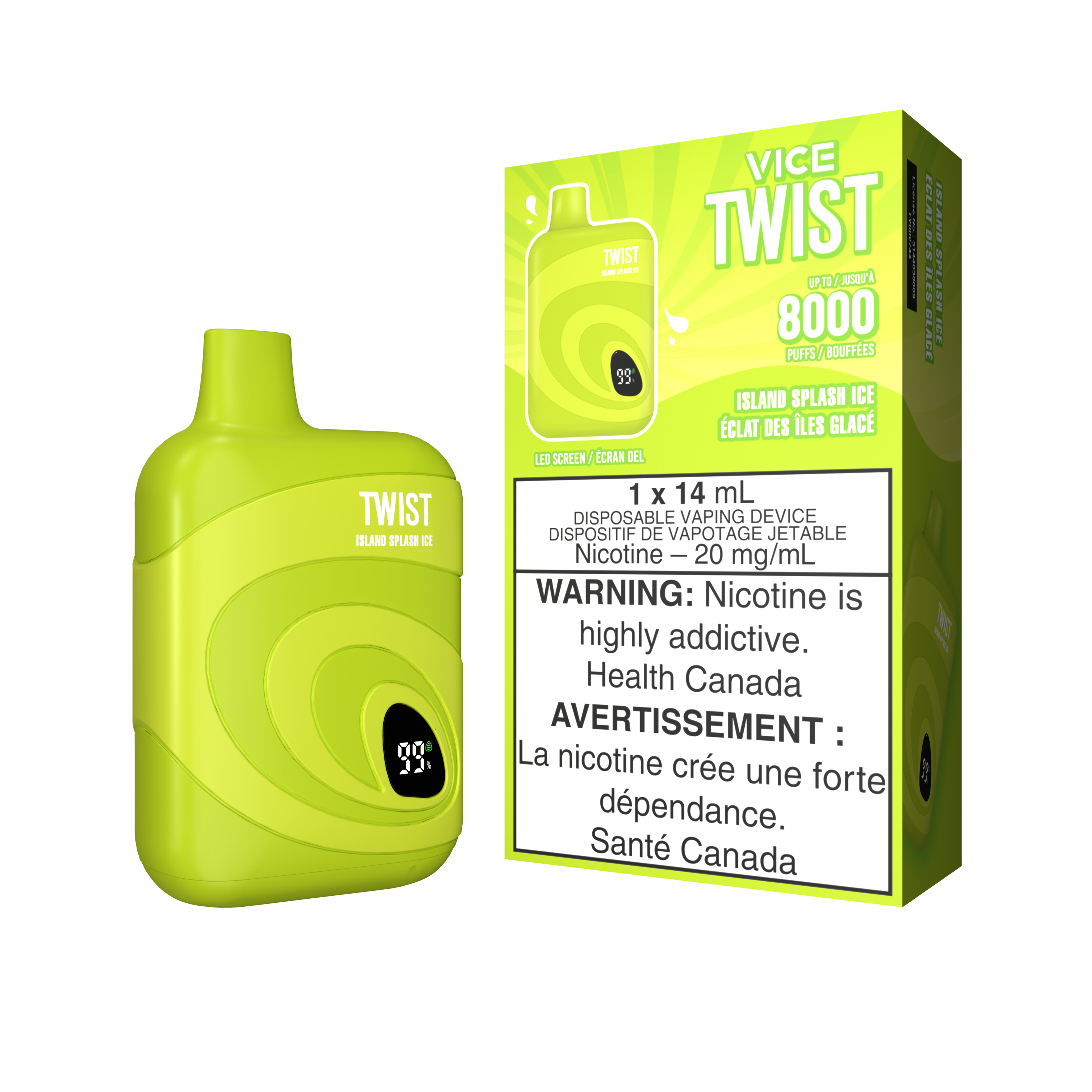 VICE Twist - Disposable E-Cig (8000 Puffs) (FEDERAL)