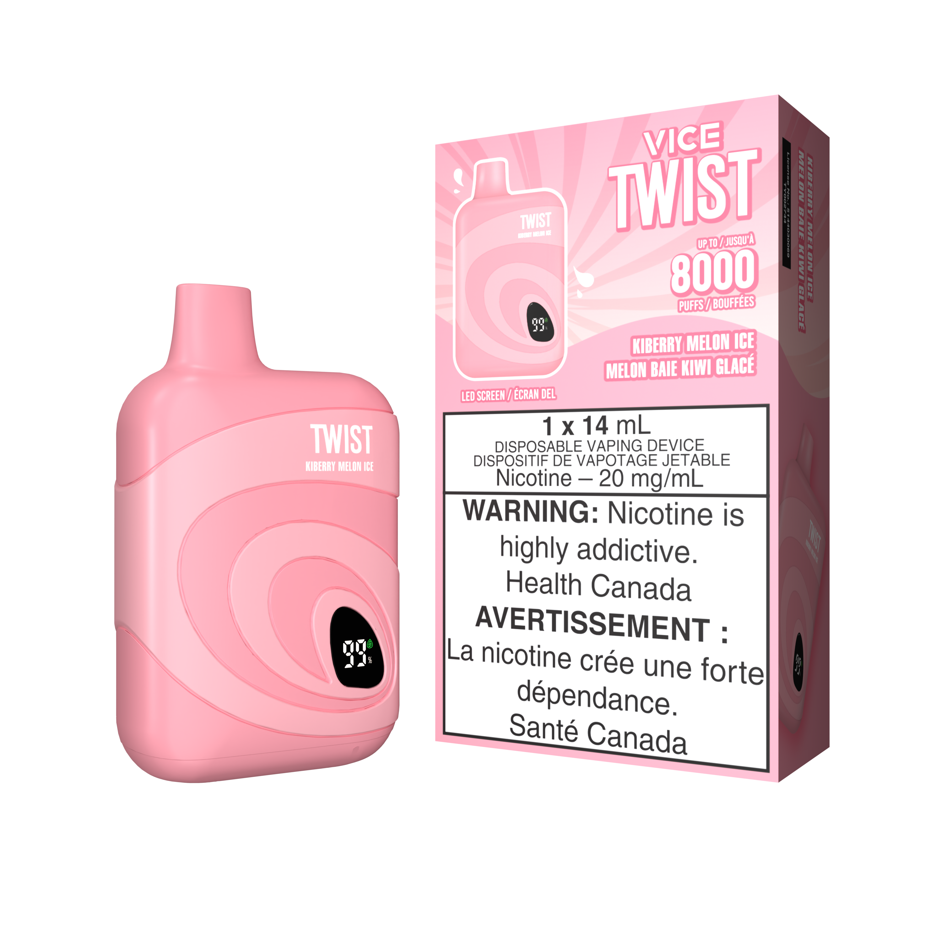 VICE Twist - Disposable E-Cig (8000 Puffs) (FEDERAL)