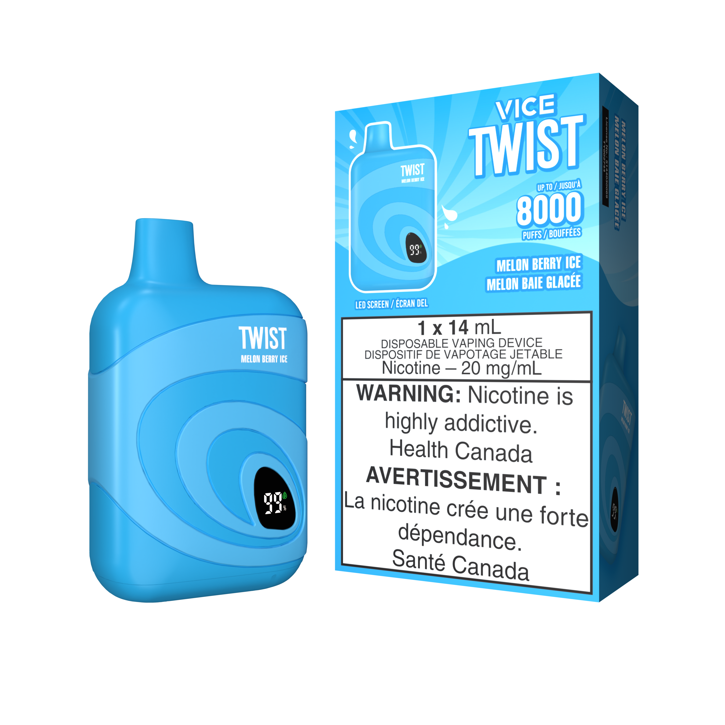VICE Twist - Disposable E-Cig (8000 Puffs) (FEDERAL)
