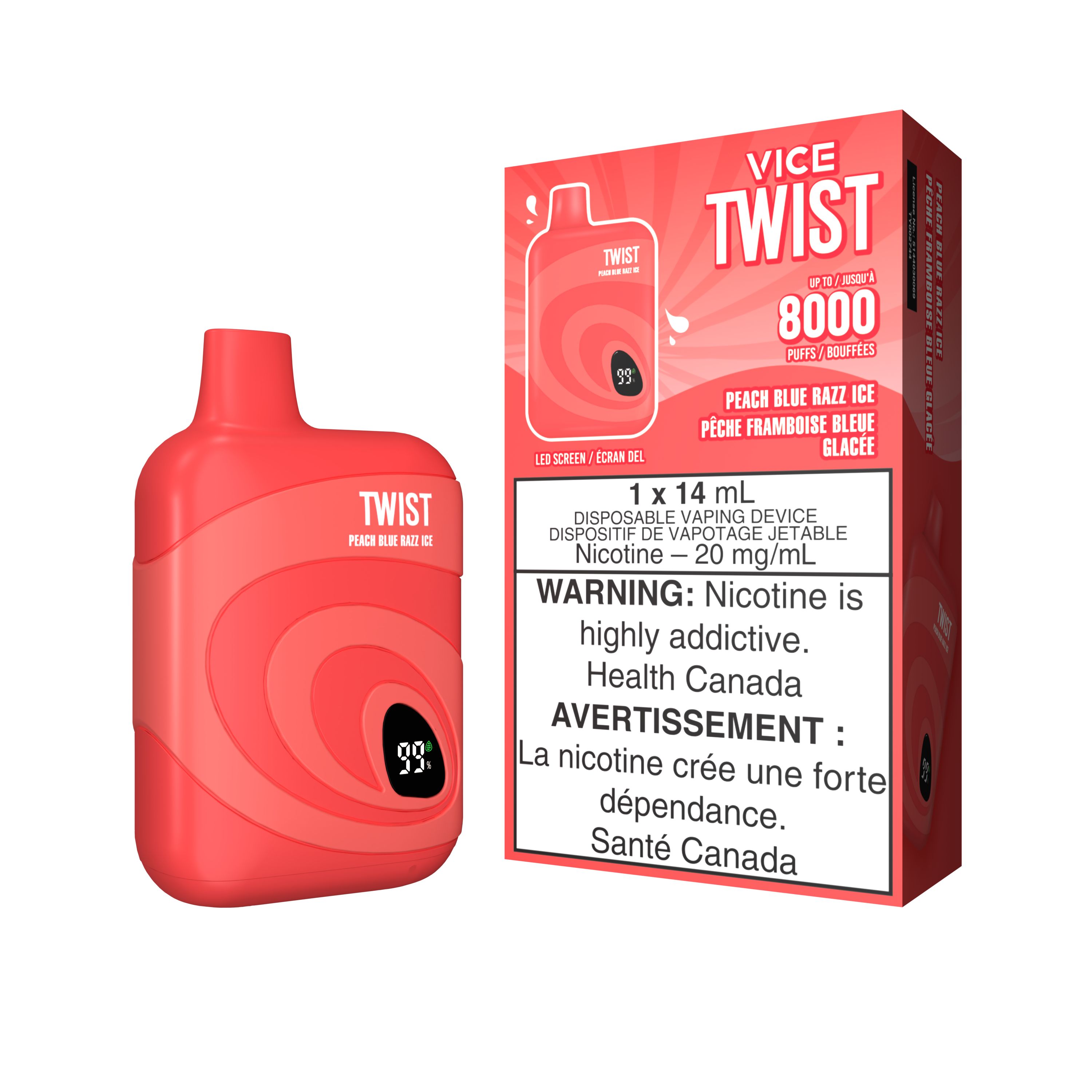 VICE Twist - Disposable E-Cig (8000 Puffs) (FEDERAL)