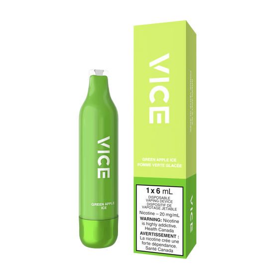 Green Apple Ice Vice 2500 - Vape Jetable