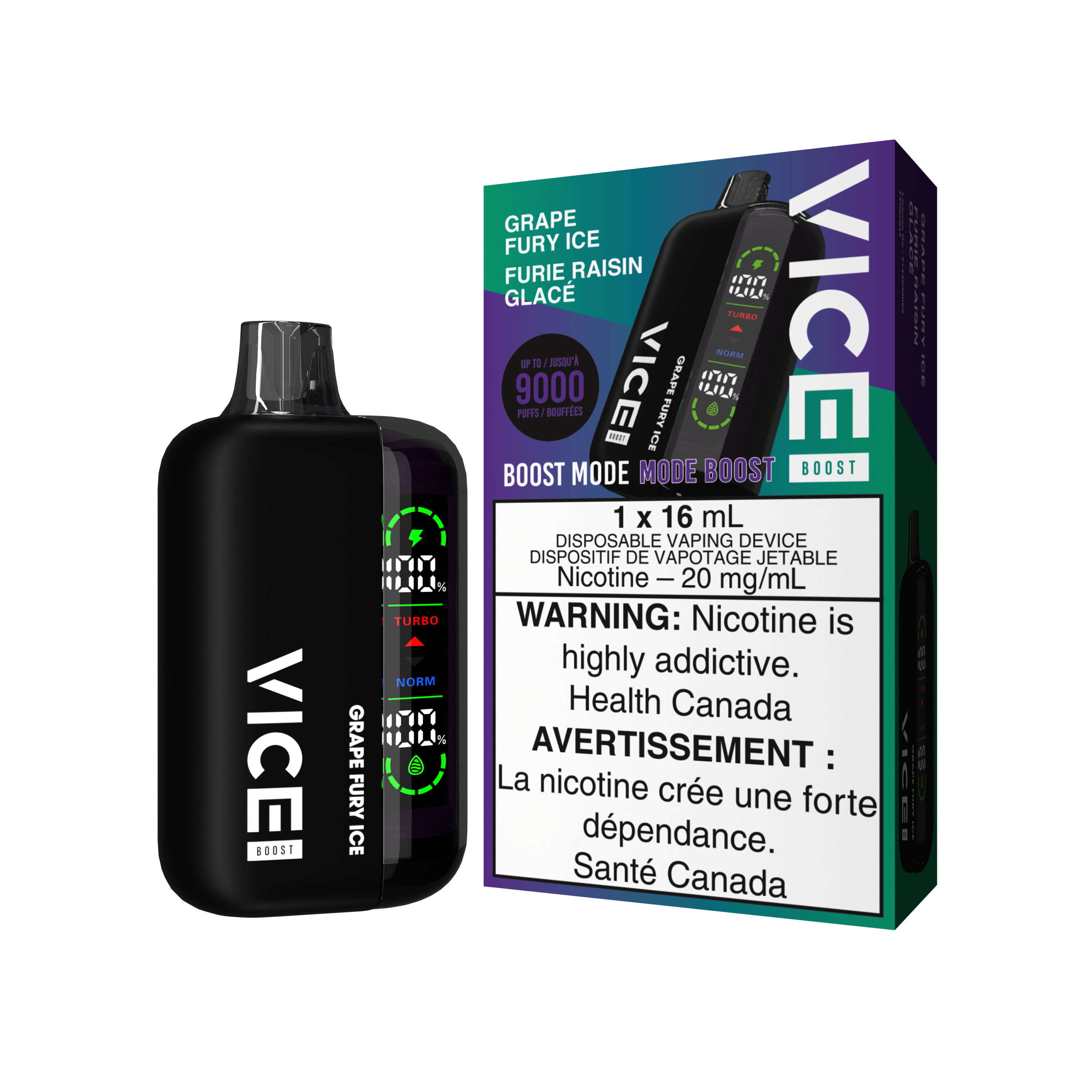 VICE Boost - Disposable E-Cig (9000 Puffs) (FEDERAL)