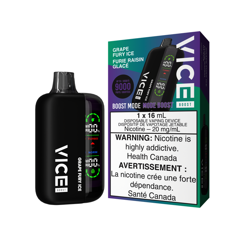VICE Boost - Disposable E-Cig (EXCISE TAXED) (9000 Puffs)