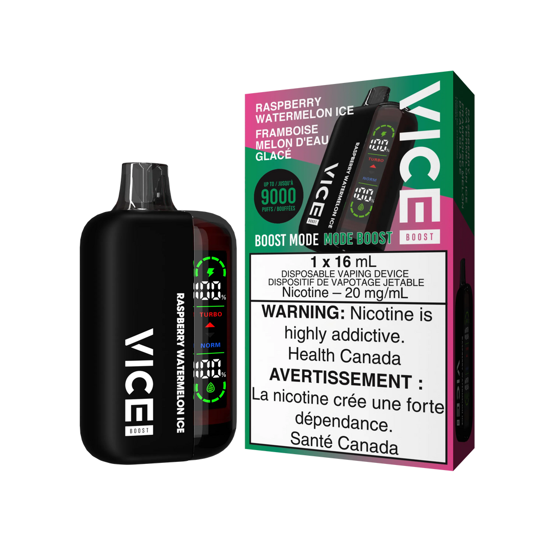 Raspberry Watermelon Ice Vice Boost - Disposable 9K