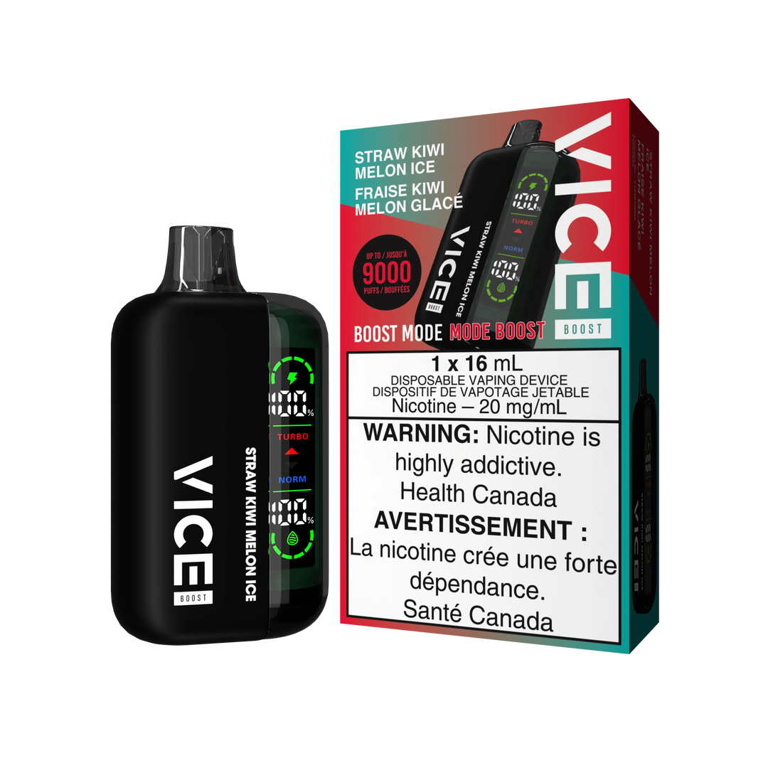 Straw Kiwi Melon Ice Vice Boost - Disposable 9K