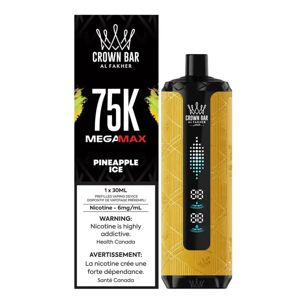 Pineapple Ice Al Fakher Crown Bar - Disposable 75K