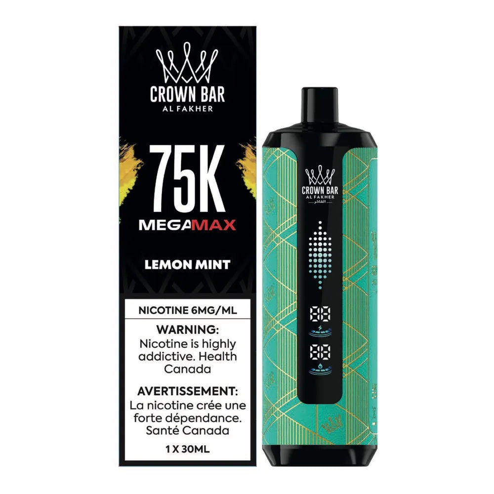 Lemon Mint Al Fakher Crown Bar - Disposable 75K