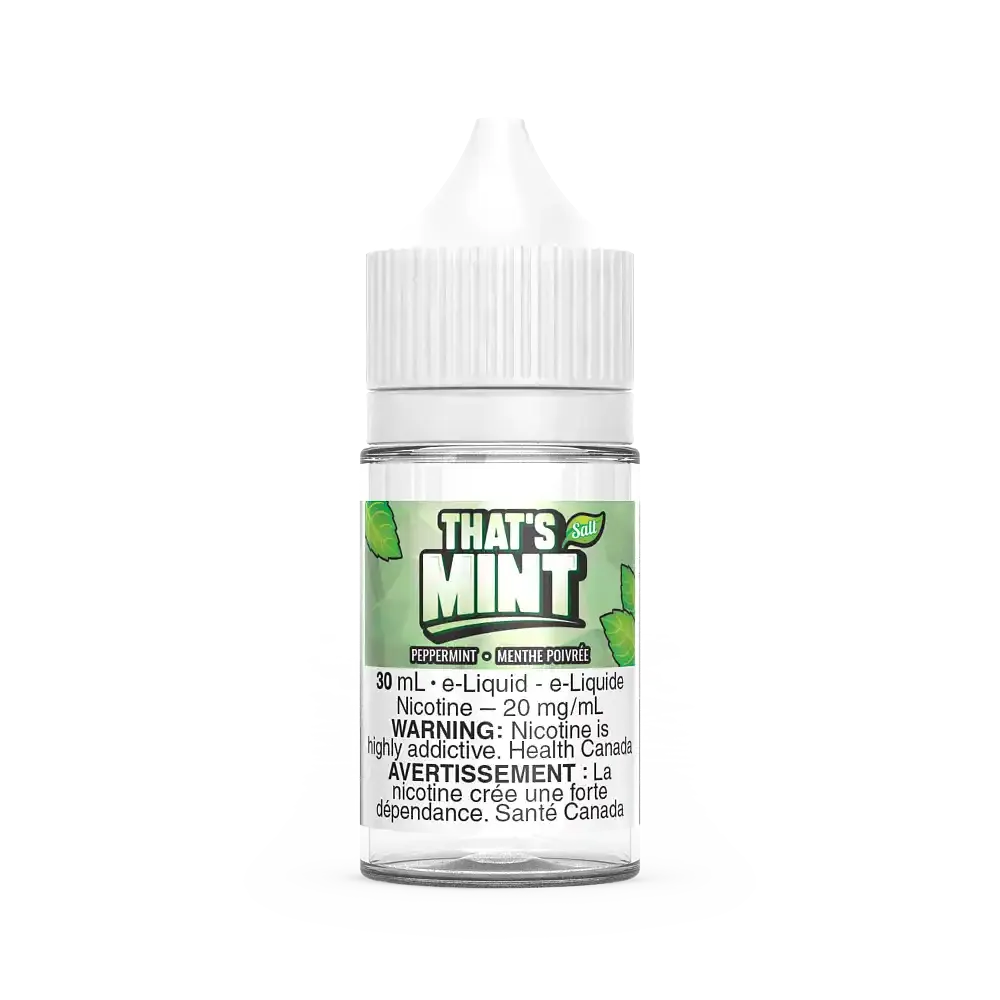 That's Mint E-Liquids  E-liquide canadien  la menthe de qualit  suprieure pour pods  VIP Vape