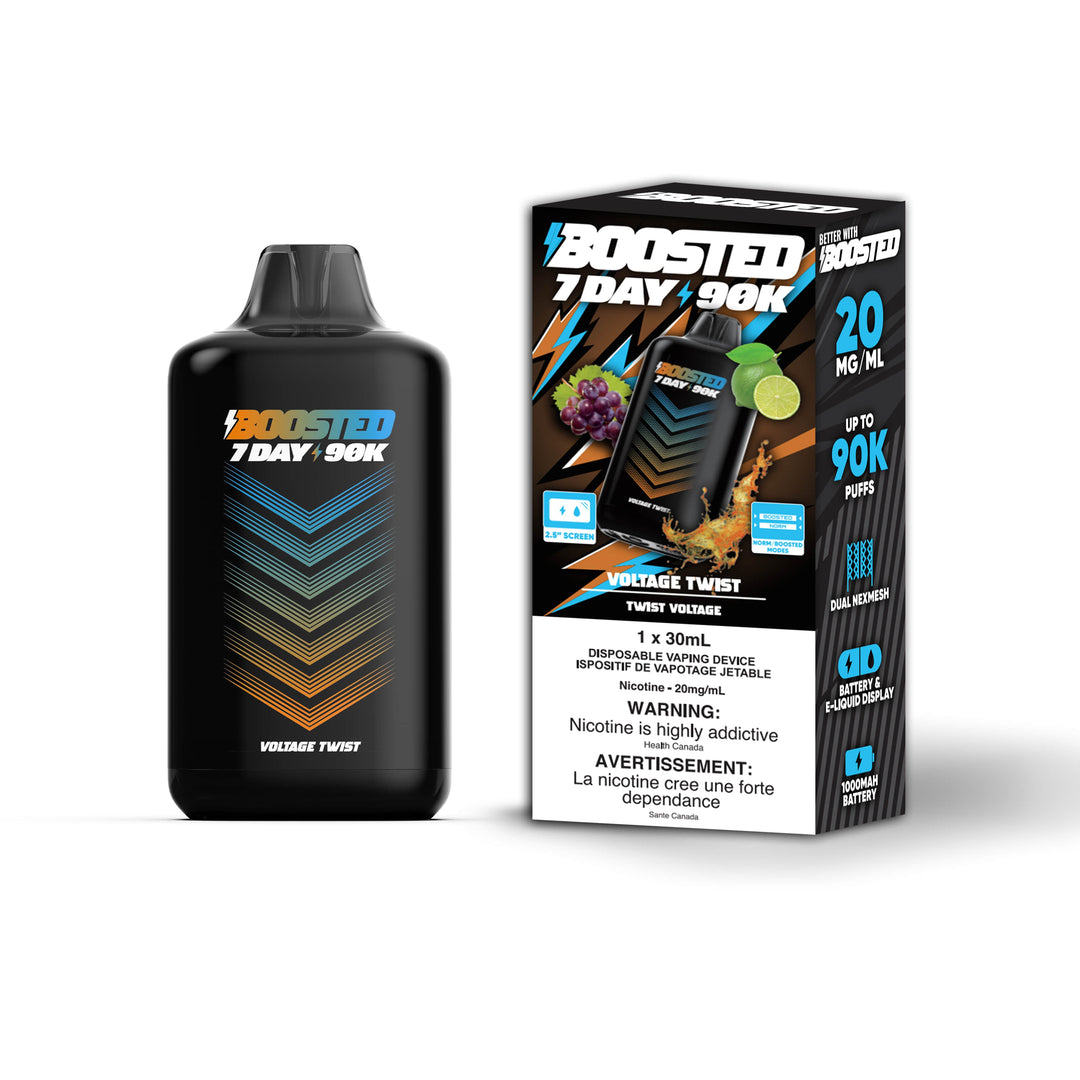 Boosted 7 Day 90K Disposable Vapes Canada | VIP Vape Boosted 7 Day 90K Disposable Vapes Canada | VIP Vape