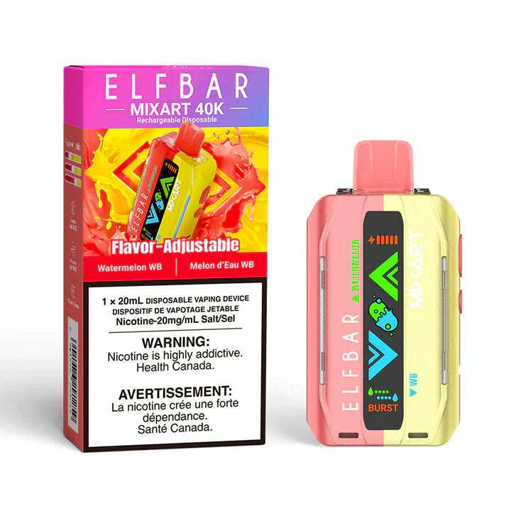 Watermelon WB Elf Bar MixART - Disposable 40K
