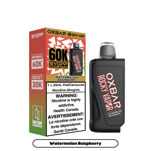 Svopp Rocky Vapor Oxbar 60K (Provincial) (60k Puffs)
