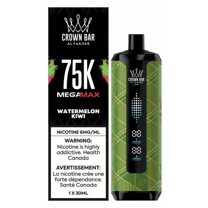 Watermelon Kiwi Al Fakher Crown Bar - Disposable 75K