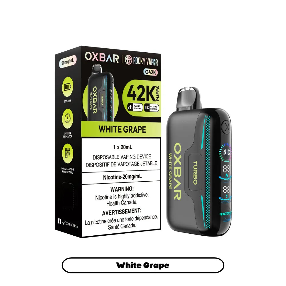 White Grape Oxbar G42K - Disposable 42K