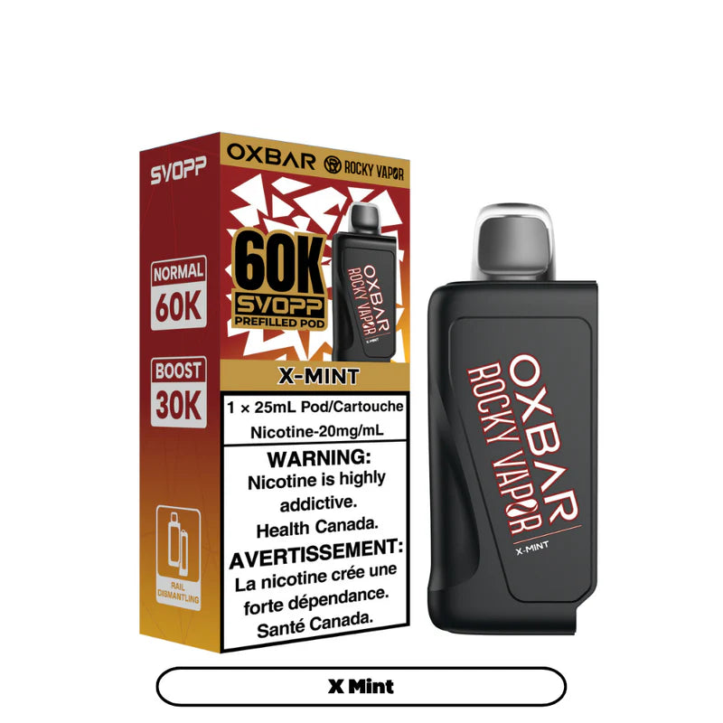 Svopp Rocky Vapor Oxbar 60K (Provincial) (60k Puffs)