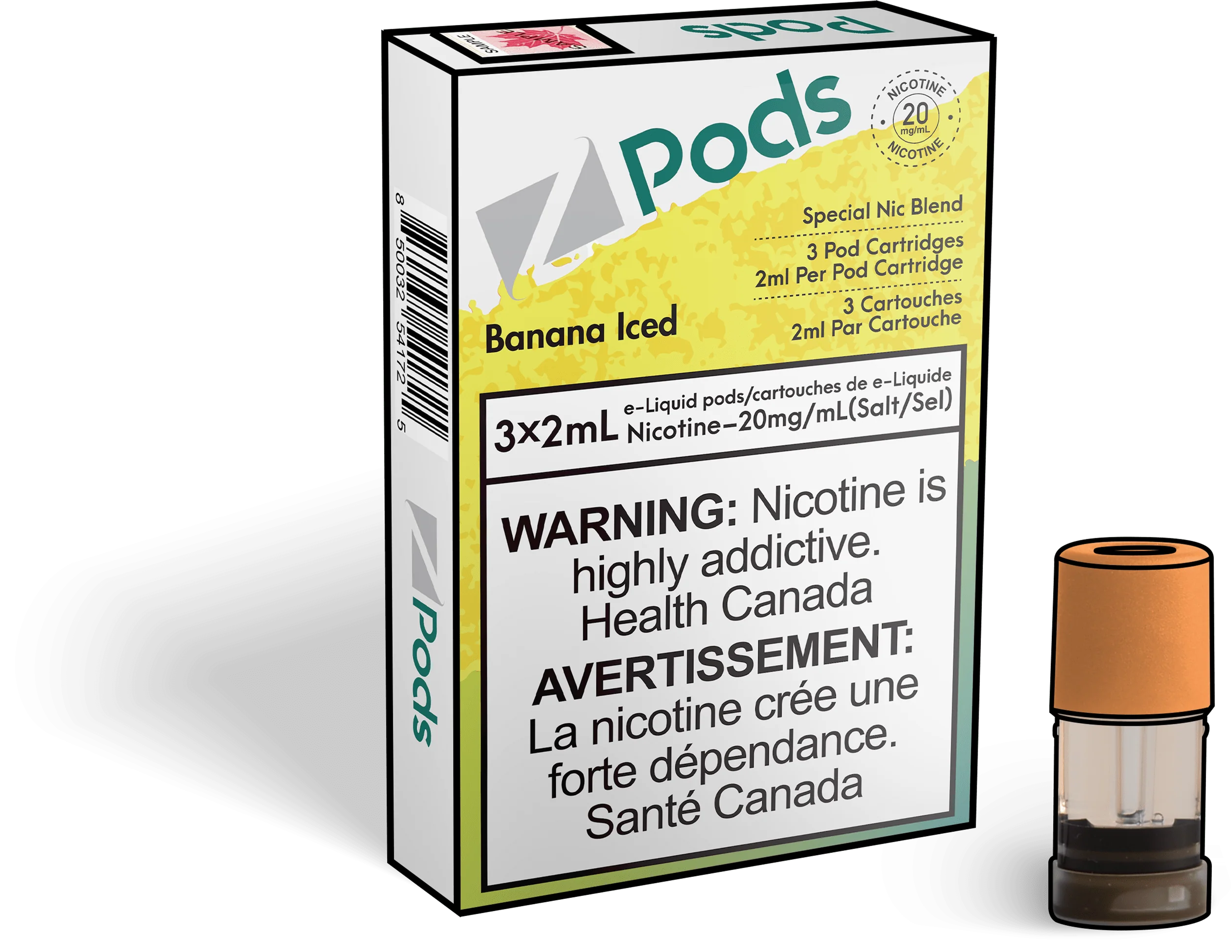 Z Pods - Banana Iced (PROVINCIAL)