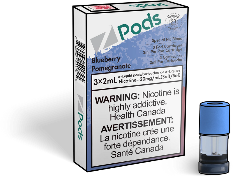 Z Pods - Blueberry Pomegranate (EXCISE TAXED)