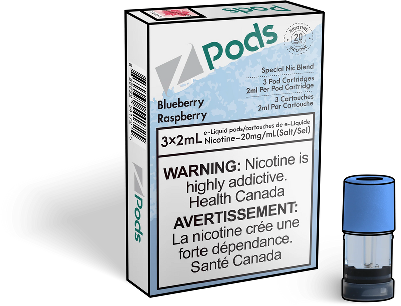 Z Pods - Blue Raspberry (EXCISE TAXED)