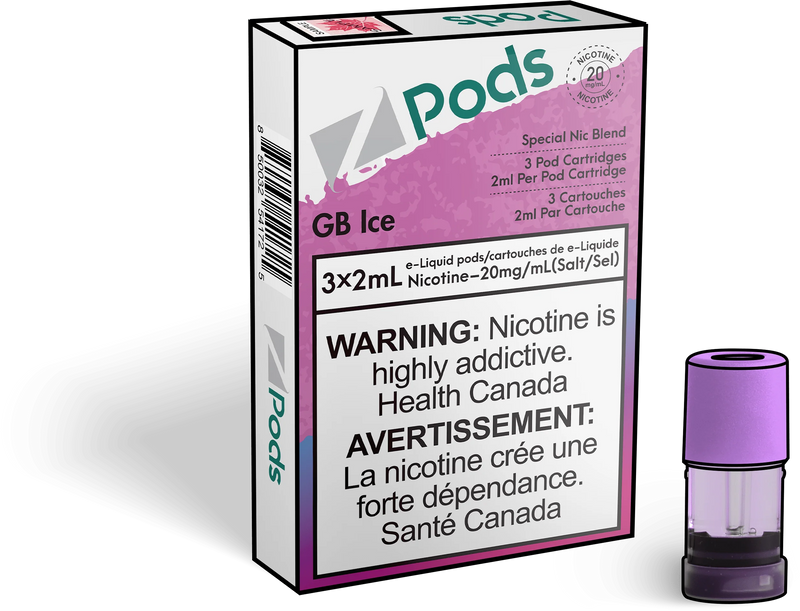 Z Pods - Wiggly B Ice (GB Ice) (EXCISE TAXED)