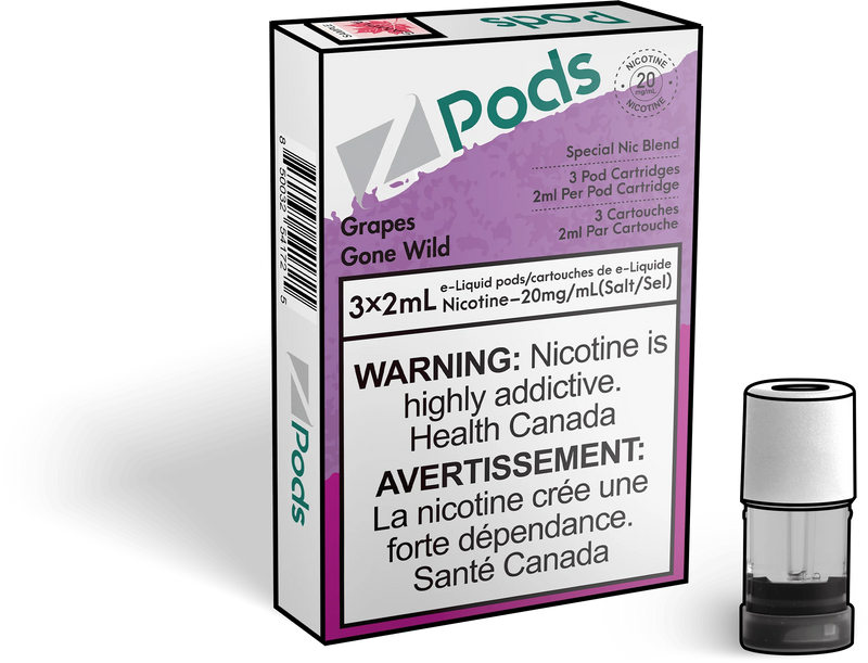 Z Pods - Grape Gone Wild (EXCISE TAXED)