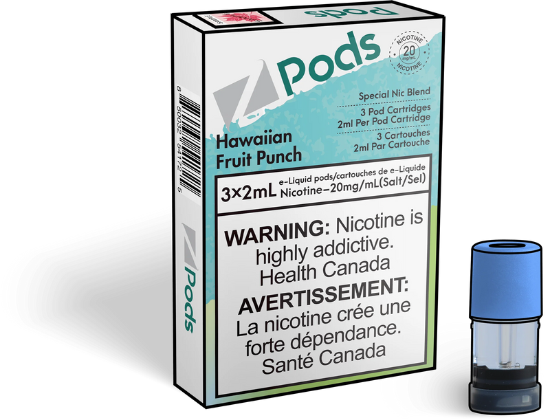 Z Pods - Hawaiian Fruit Punch (EXCISE TAXED)