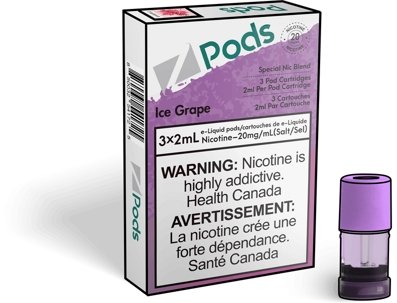 Z Pods - Ice Grape (EXCISE TAXED)