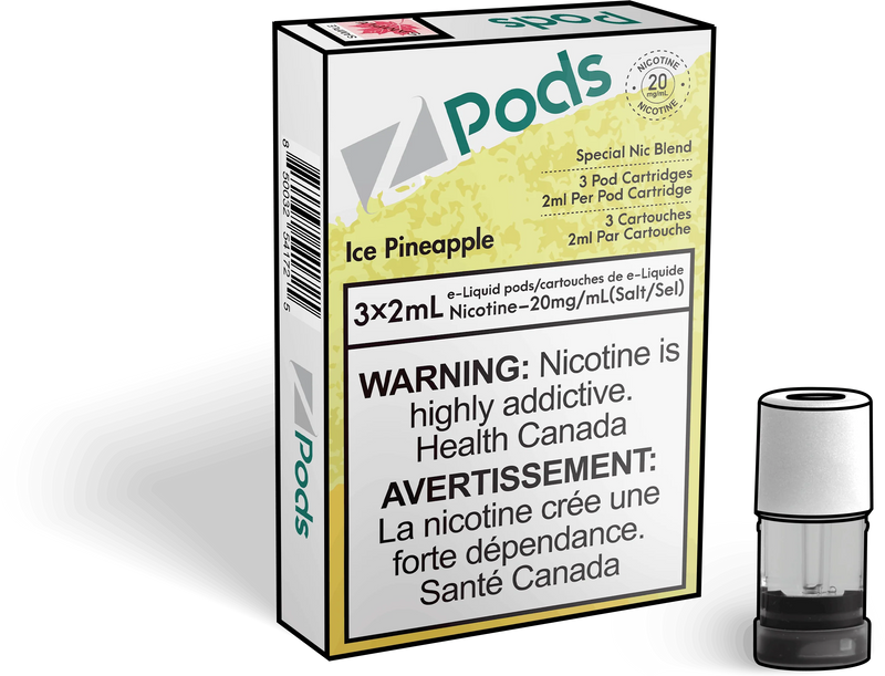 Z Pods - Ice Pinepple (EXCISE TAXED)