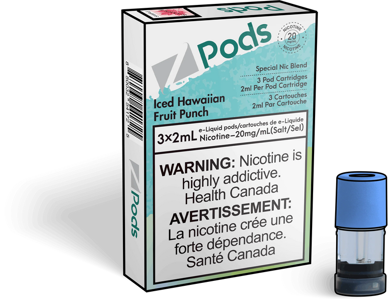 Z Pods - Iced Hawaiian Fruit Punch (EXCISE TAXED)