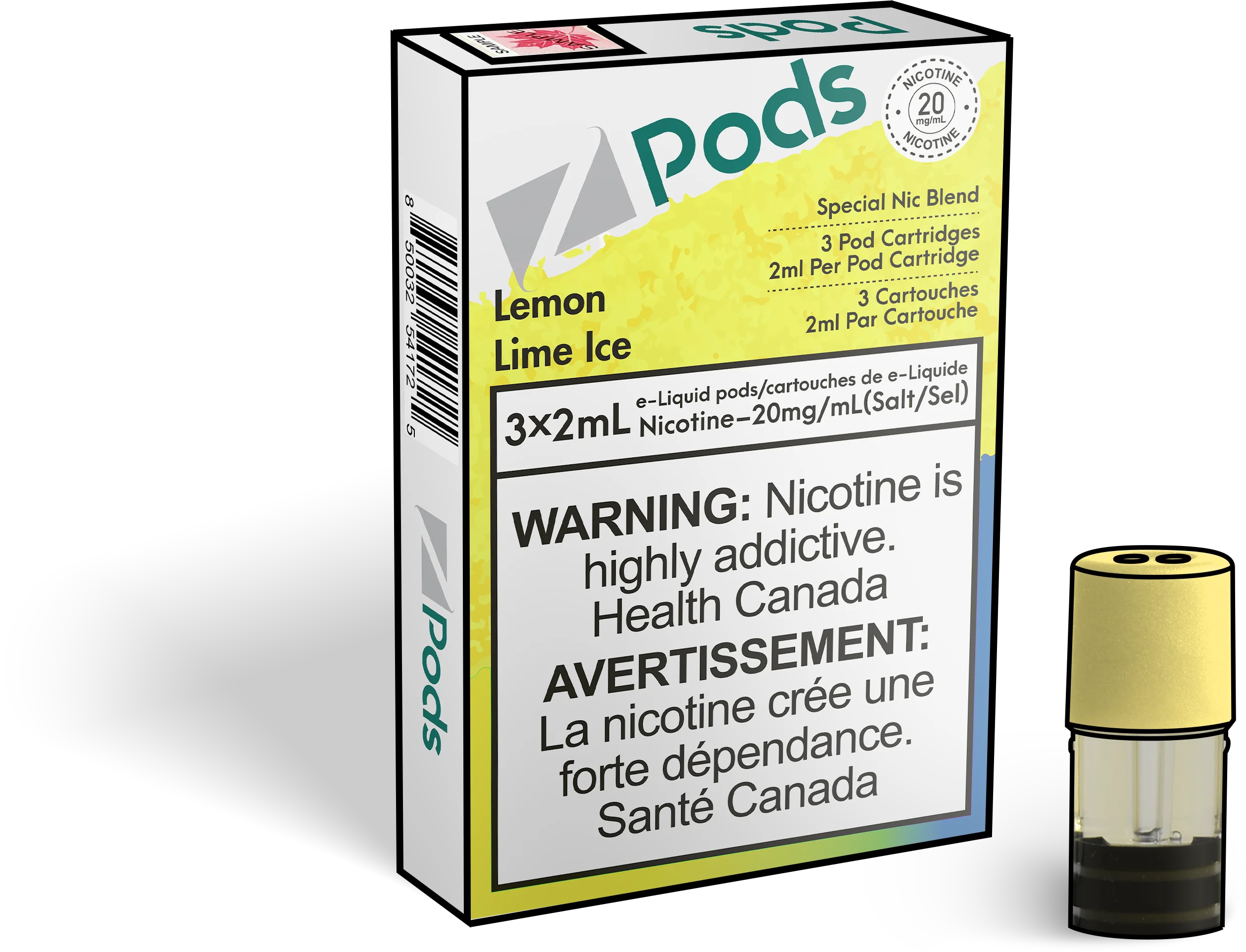 Z Pods - Lemon Lime Ice (PROVINCIAL)
