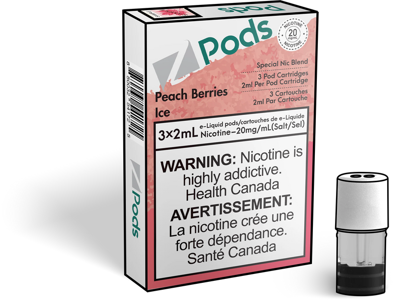 Z Pods - Peach Berry Ice (EXCISE TAXED)