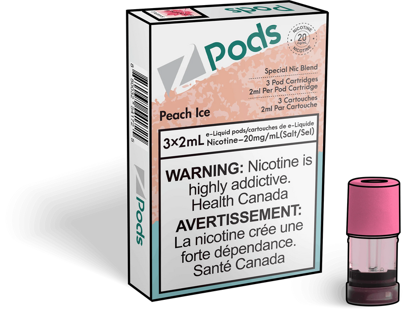 Z Pods - Peach Ice (EXCISE TAXED)
