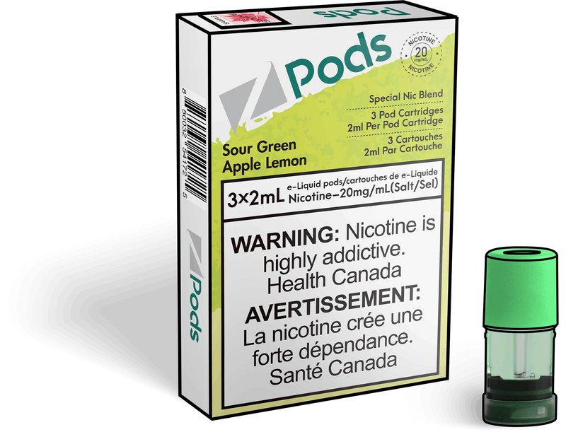 Dosettes Stlth Z - Sour Green Apple Limonade