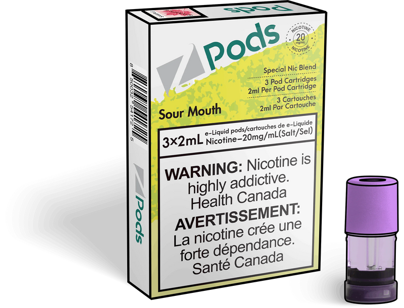 Z Pods - Crystal Sting (Sour Mouth) (EXCISE TAXED)