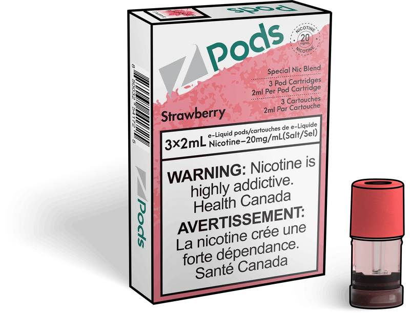Z Pods - Strawberry (EXCISE TAXED)