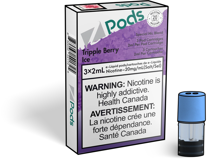 Z Pods - Triple Berries Ice (EXCISE TAXED)