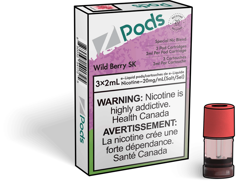 Z Pods - Wild Berry SK (EXCISE TAXED)