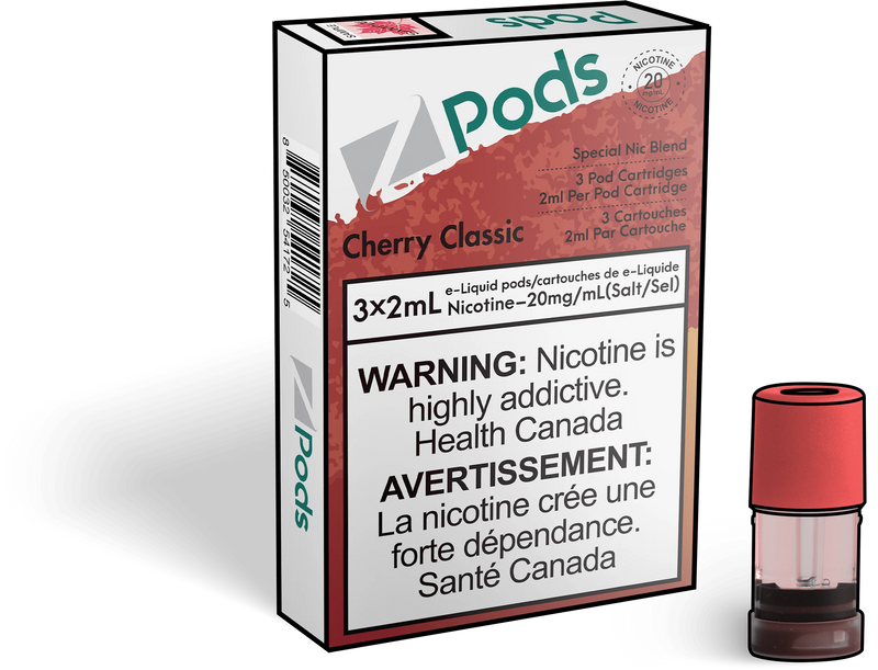 Z Pods - Cherry Classic (EXCISE TAXED)