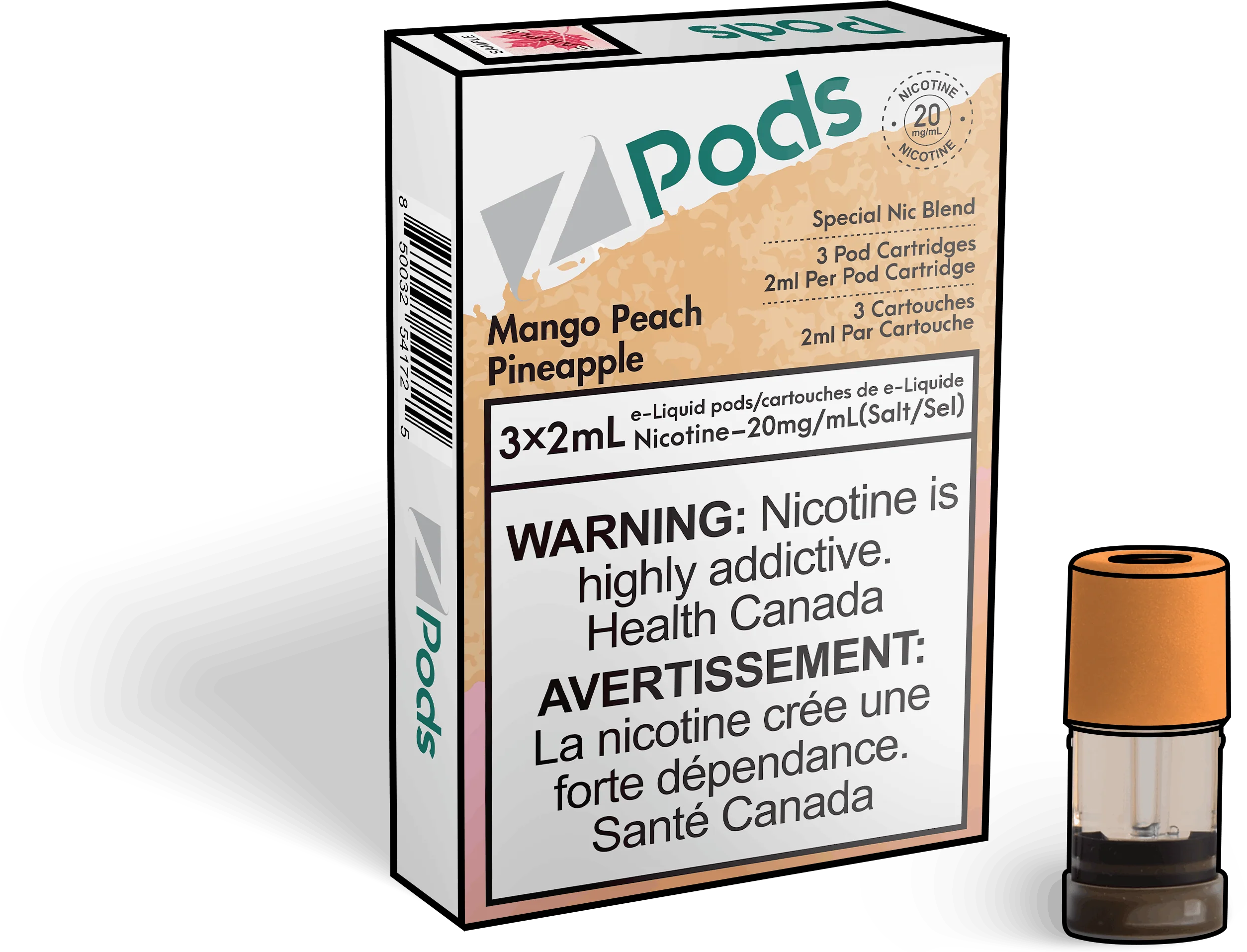 Z Pods - Mango Peach Pineapple (PROVINCIAL)