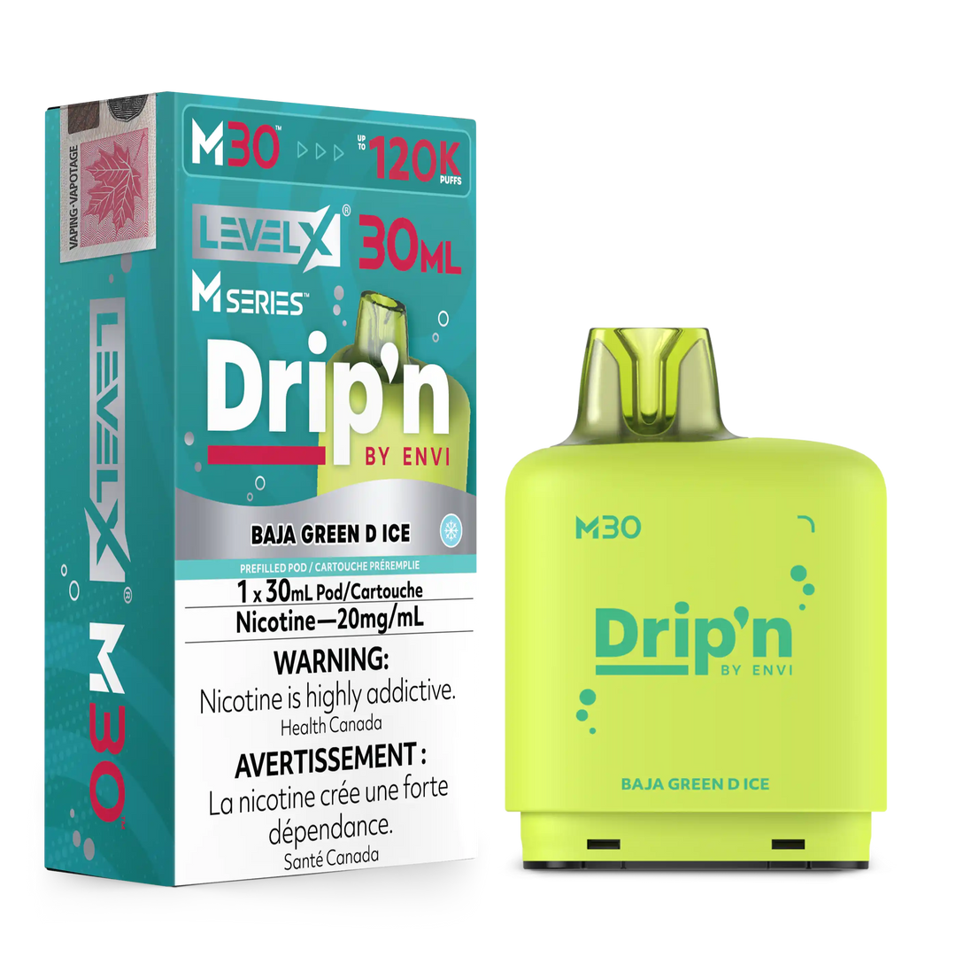 Baja Green D Ice Level X M Series Pod 30mL 120K Pod