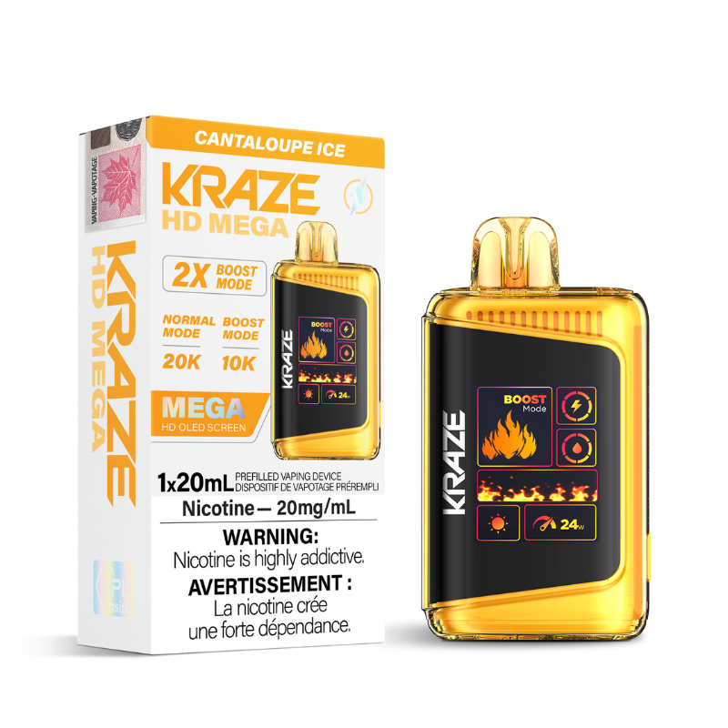 Kraze HD Mega - Disposable E-Cig (PROVINCIAL) (20k Puffs)